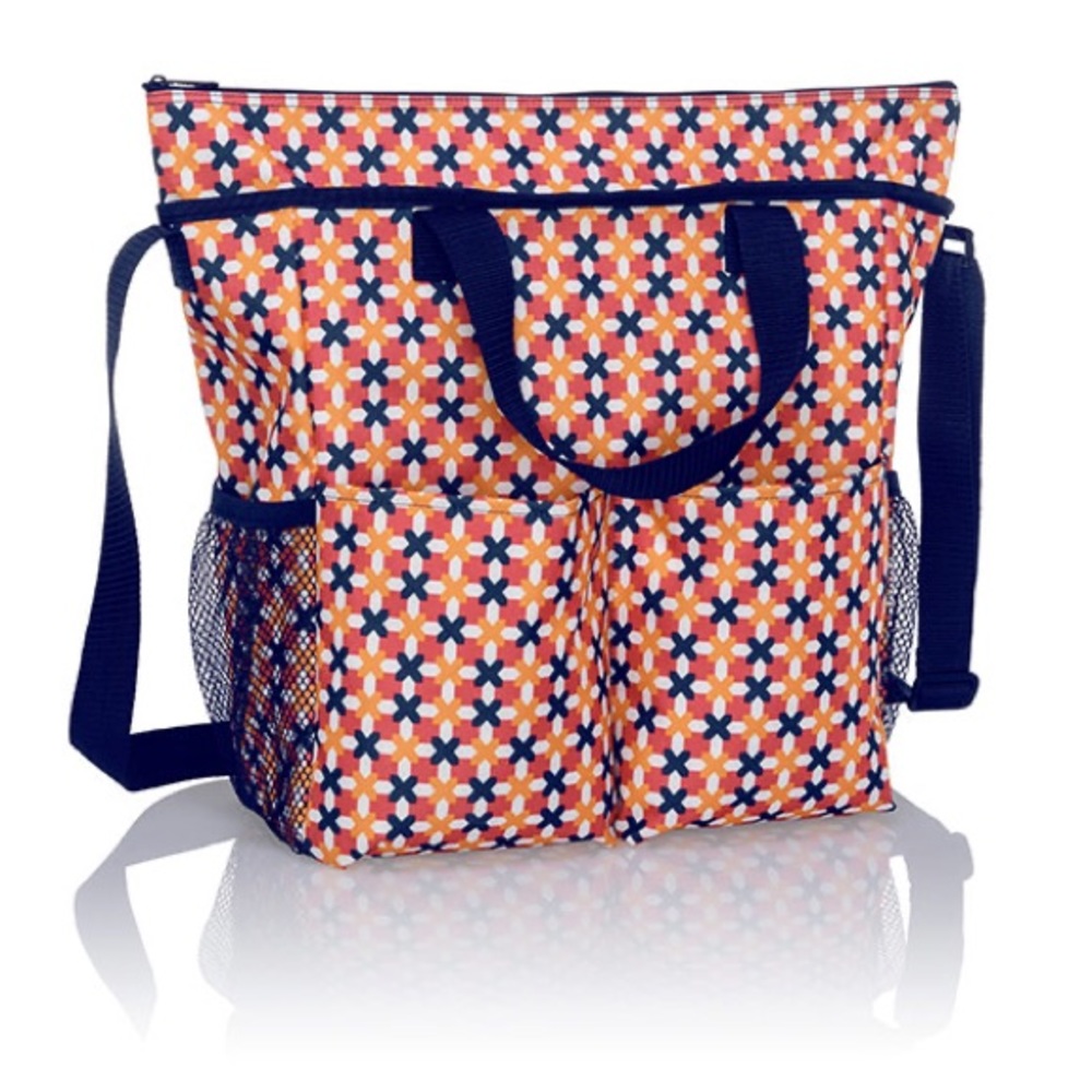 Crossbody Organizing Tote- Tropical Twist